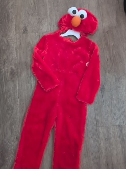 3T RED SESAME STREET ELMO COSTUME