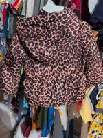 Y5 BROWN GAP LEOPARD PRINT COAT