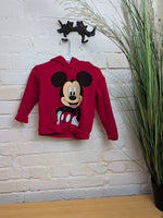 18M RED MICKEY MICKEY PULLOVER HOODIE