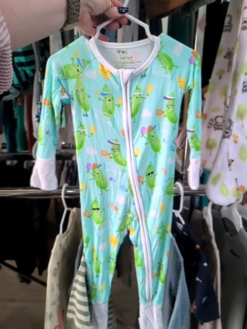 Gently Used 6-12M PICKLE BALL BAMBOO SLEEPER