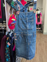 Y8 BLUE GAP DENIM PINAFORE