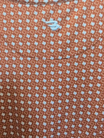 4T ORANGE BURLEBO TEXAS DRESS