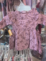 0-3M PINK LITTLE LASS [NEW] BOW DRESS