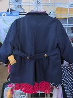 3T DARK BLUE MILLICENTS VINTAGE ANCHOR BUTTON BLAZER