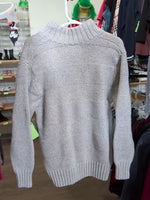 Y6/7 BEIGE Cat&Jack KNIT FISHERMAN SWEATER
