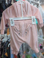 3M PINK CARTERS 2 PC GIRLS TERRY OUTFIT