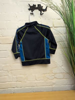 18M DARK BLUE Cat&Jack COLOBLOCK ZIP JACKET