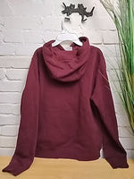 MAROON NIKE PLAIN HOODIE