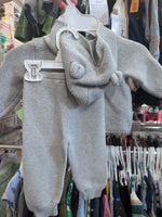 3-6M GRAY GAP GRAY KNIT SET