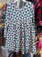 Y5 MULTI HANNA ANDERSON LS FLORAL DRESS
