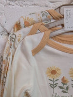 3-6M WHITE CHICK PEA [NEW] 3 PK CHICKPEA BODYSUITS