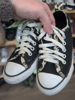 C12 BLACK CONVERSE LEOPARD / BLACK CONVERSE
