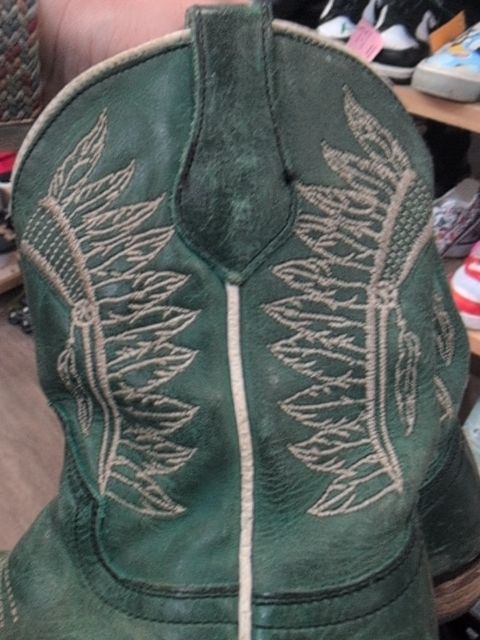 C9 GREEN ROPER COWBOY BOOTS