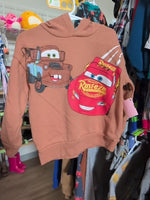 4T BROWN DISNEY CARS CARS HOODIE