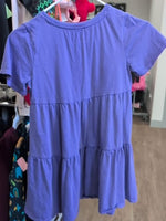 Y8 PURPLE DIP DAISY PLAY DRESS