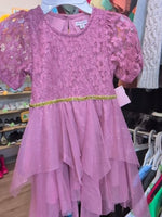 4T PINK UNKNOWN PINK FLOWY DRESS