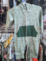6M GREEN LITTLEST PRINCE [NEW] HOODED JUMPSUIT