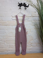 9M MAUVE UNIT [NEW] KNIT FOOTIE OVERALL