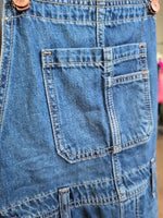 Y8 BLUE GAP DENIM PINAFORE