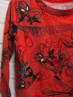 Y6 RED SPIDERMAN 2PC SPIDERMAN PJS