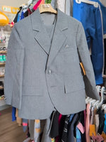 4T GRAY RYDAL 3 PC GRAY PINSTRIPE SUIT