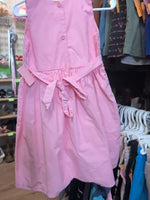 4T PINK UNKNOWN EMBROIDERED SMOCKED DRESS