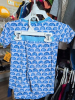 Y5/6 WHITE LITTLE SLEEPIES 2PC PAJAMAS
