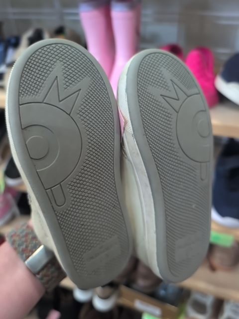 C10.5 WHITE OLD SOLES STAR SHOES