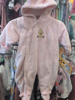 3M PINK CLASSIC POOH VINTAGE SNOW COVERALLS