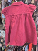 9M PINK RALPH LAUREN COLLARED DRESS