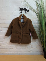 2T BROWN OLD NAVY BUTTON UP COAT