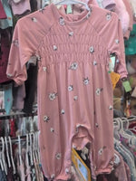 3-6M PEACH JESSICA SIMPSON COTTON PRINT