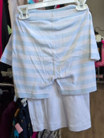 Y8 LIGHT BLUE FROZEN [STAINED] FROZEN PJS