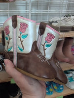 C3 BROWN / GRAY BOOT BARN BOOT CRIB SHOE