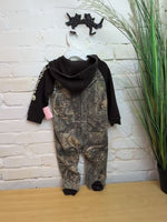 18M BROWN CARHARTT CAMO JUMPSUIT
