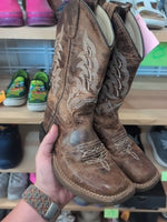 C12 BROWN OLD WEST EMBROIDERED BOOT