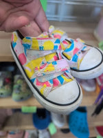 C7 MULTI CONVERSE SPLATTER VELCRO SHOE