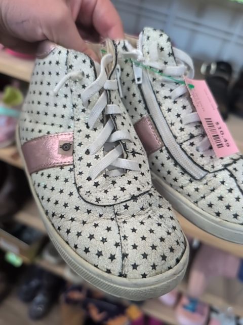 C10.5 WHITE OLD SOLES STAR HIGH TOPS