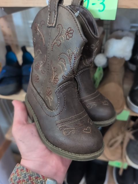 C6 BROWN CAT&JACK COWBOY BOOTS