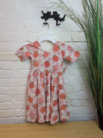Y5 WHITE POPPY KIDS STRAWBERRY DRESS