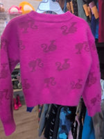 4T PINK BARBIE BARBIE SWEATER