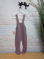 9M MAUVE UNIT [NEW] KNIT FOOTIE OVERALL