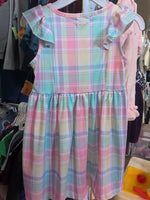 Y5 PASTELS MARIE NICOLE PLAID DRESS