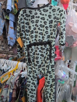 9M LIGHT GREEN KICKEE PANTS LEOPARD SLEEPER