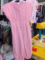 Y5 PINK TAHARI COTTON JUMPSUIT