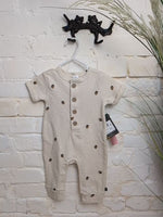 0-3M WHITE MODERN MOMENTS STRAWBERRY SLEEPER