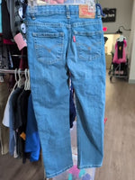 Y7 BLUE LEVI STRAIGHT LEG JEANS