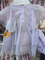 0-3M PURPLE CARTERS SPARKLE TULLE DRESS