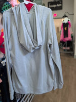 L GRAY LAYER GIRLS PULL OVER