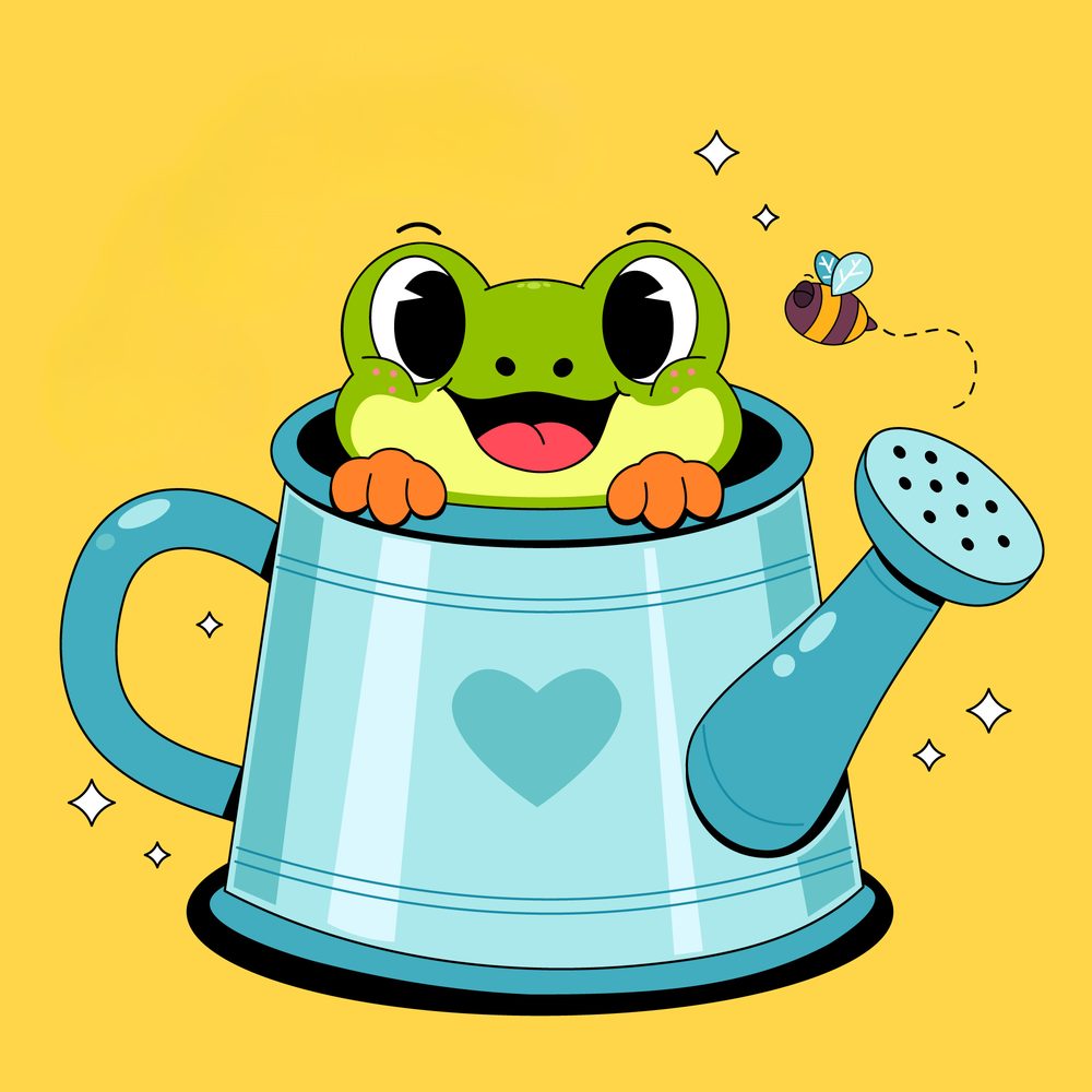 Leapin' Littles frog illustration